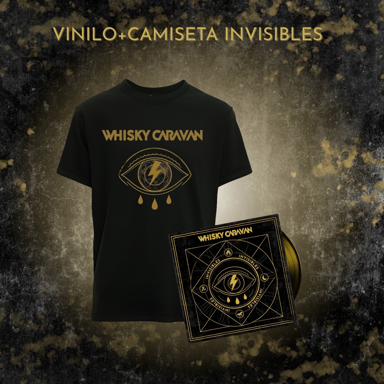 PACK VINILO+CAMISETA INVISIBLES