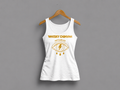 Camiseta tirantes INVISIBLES (Blanca y dorada)
